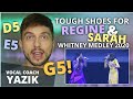 Vocal Coach YAZIK react to Regine V. and Sarah G. - WHITNEY HOUSTON MEDLEY 2020