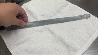 ばあちゃんの刺身包丁の修理　Repairing grandma's sashimi knife