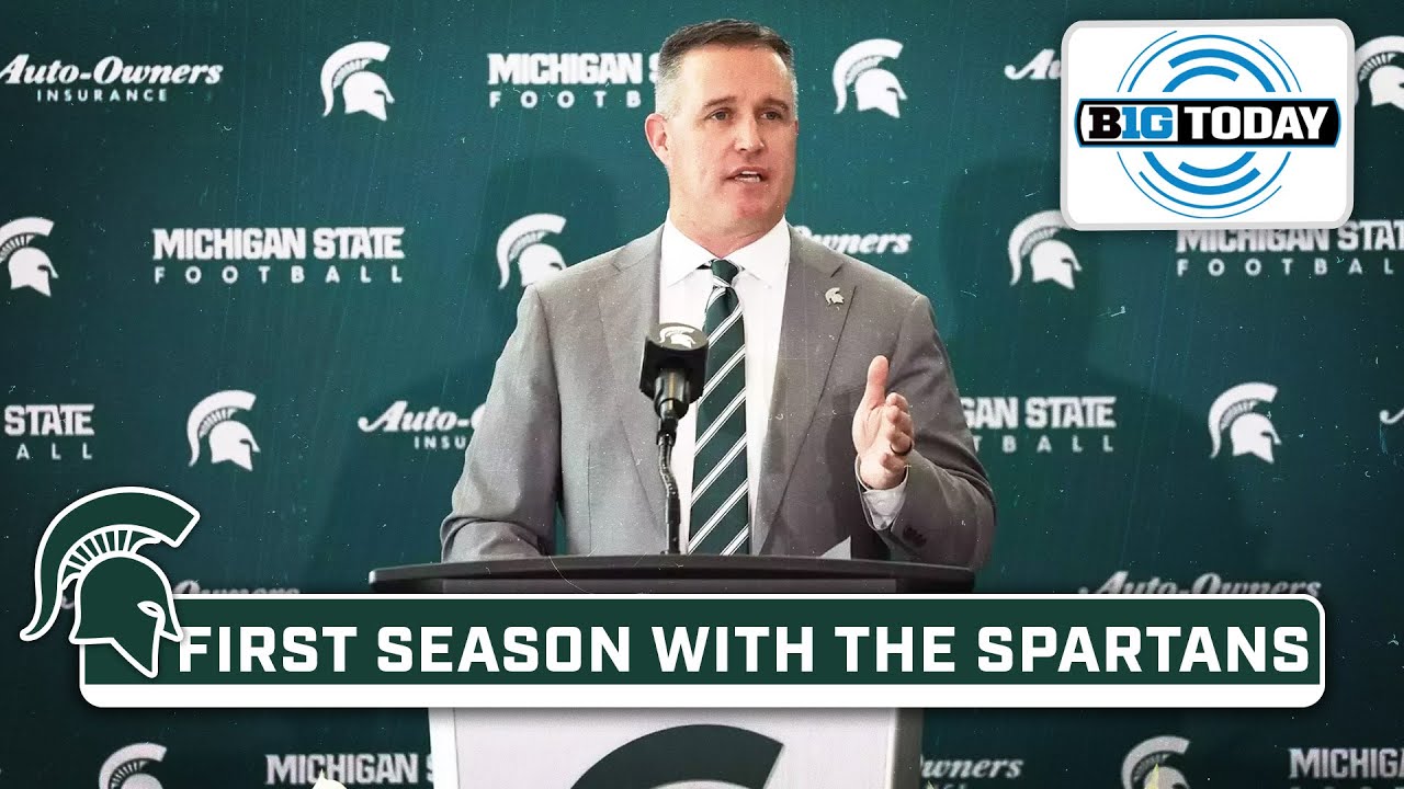 Pat Fitzgerald Talks Entering His First Season With the Spartans & More | B1G Today
