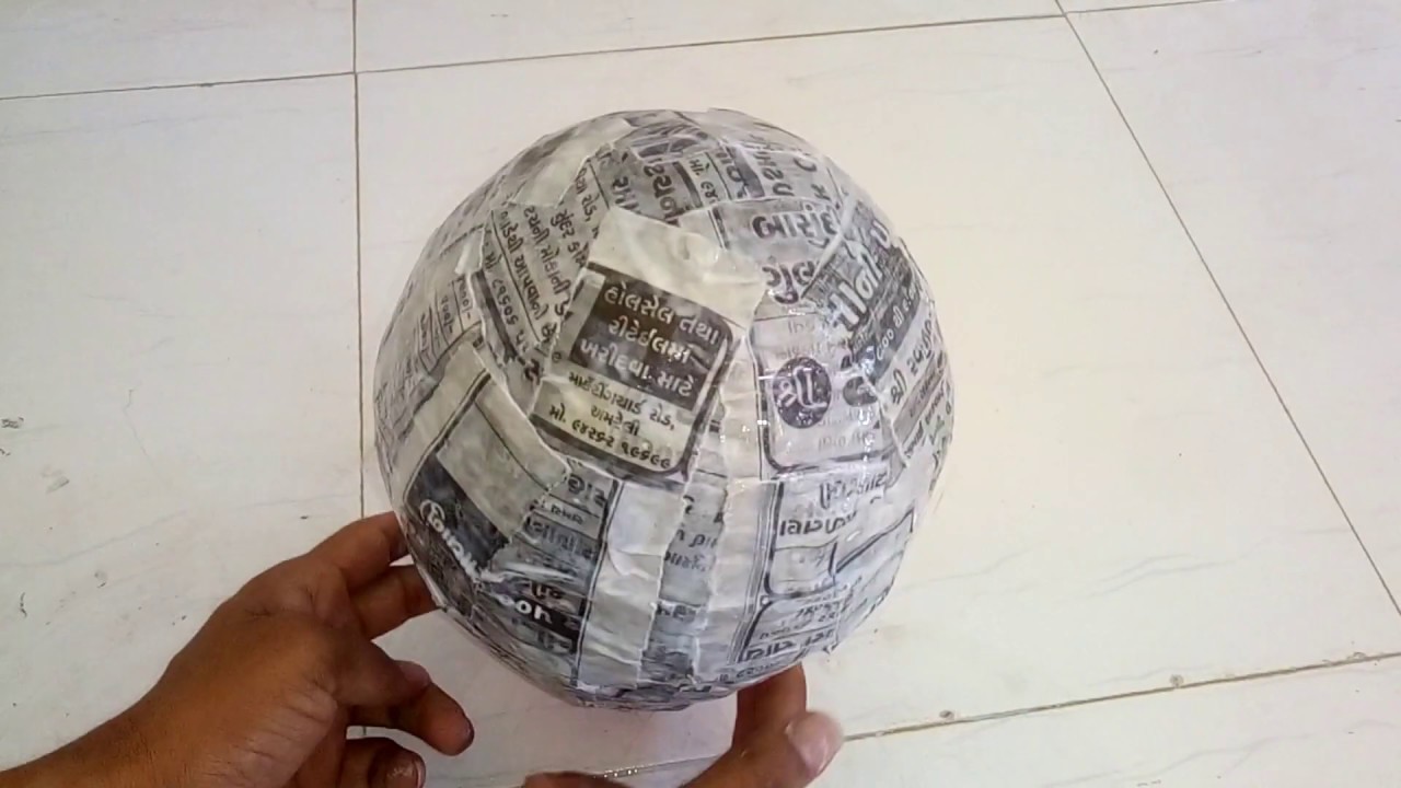 Paper Mache Pinata Using balloon Diy Balloon Craft YouTube