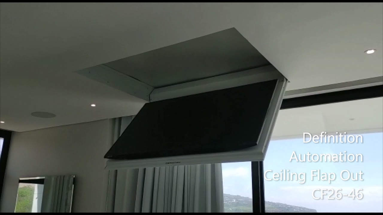 Ceiling Tv Lift - Flap Out