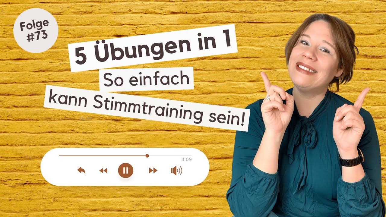 5 Gesangsübungen in 1 - so einfach kann Stimmtraining sein!