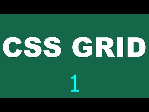 CSS Grid Tutorial - 1 - First setup