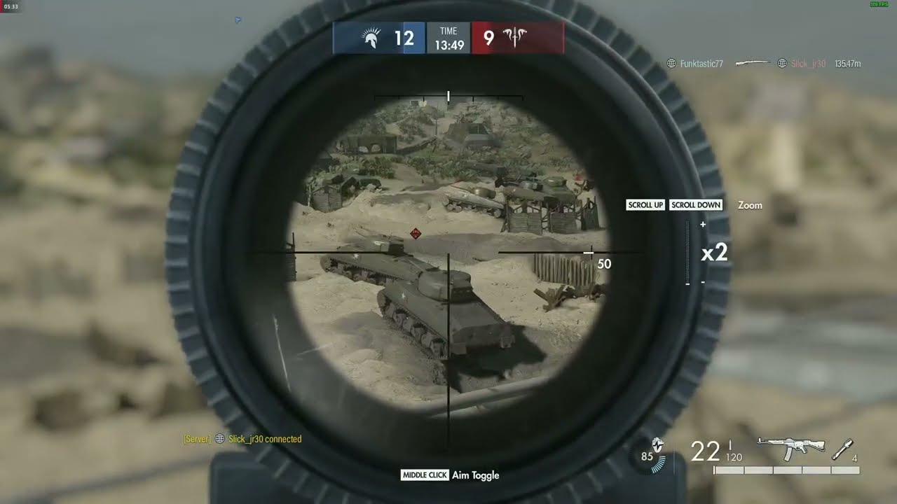 AMS Sniper Elite 5 Multiplayer Team Match 19 Part1