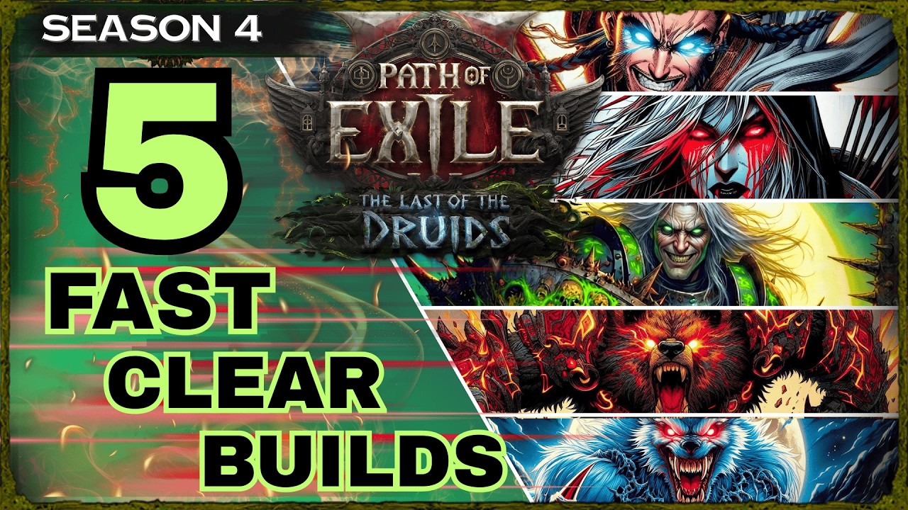 [0.4] 5 POWERFUL FAST CLEAR BUILDS FOR PATH OF EXILE 2 – PoE 2 Builds ...