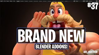 BRAND NEW Blender Addons You Probably Missed! - #37