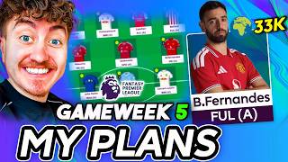 TIME TO SELL BRUNO FERNANDES?! 😳 33K RANK | MY FPL TRANSFER PLANS | Fantasy Premier League 2026/27