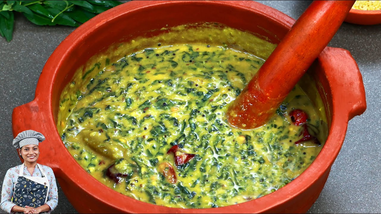 Cheera kadayal Recipe| Keerai Kadayal| Spinach Curry In Malayalam| Healthy Lunch Side Dish