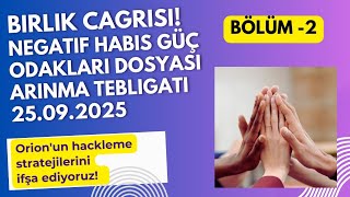 2. Bölüm- Sirius Komite Birliği Bşk. Negatiften Arınma Tebligatı Orion Saldırılarına Karşı Önlemler