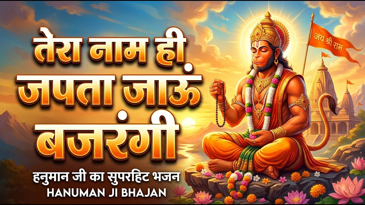 तेरा नाम ही जपता जाऊं बजरंगी | Tera Naam Hi Japta Jau Bajrangi Hanuman Ji Bhakti Song