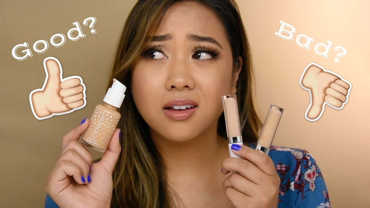 COLOURPOP NO FILTER FOUNDATION + CONCEALER REVIEW | Medium to Tan Skin