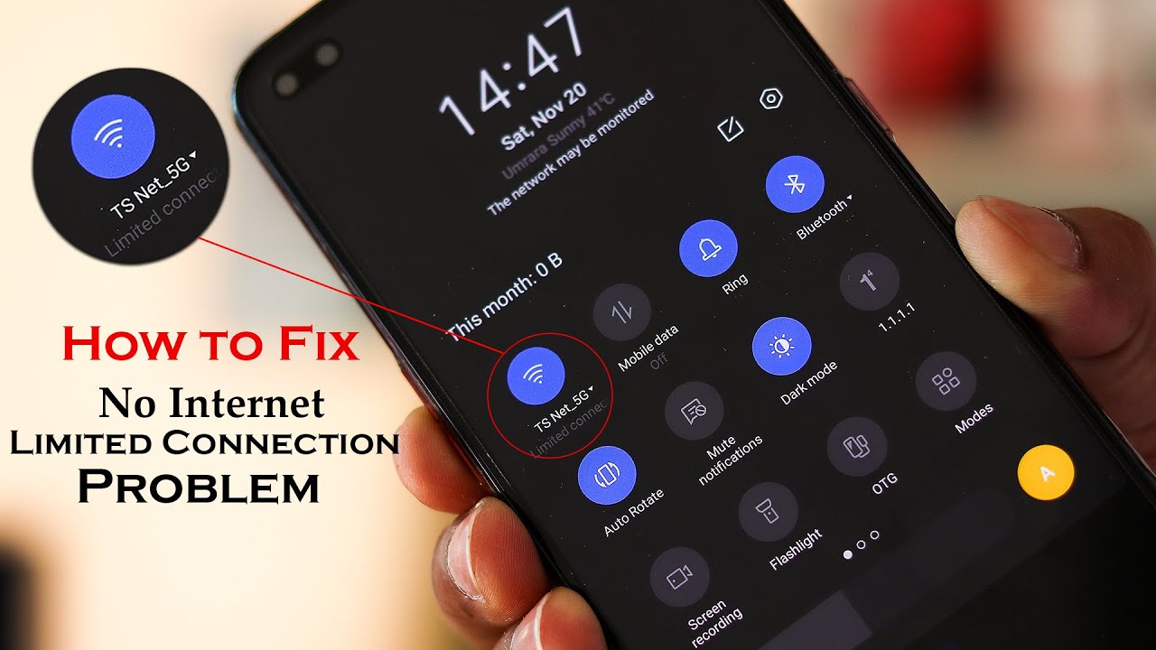 How To Fix No Internet Limited Connection Problem In Android Mobile How To Fix No Internet Limited Connection Problem In Android Mobile