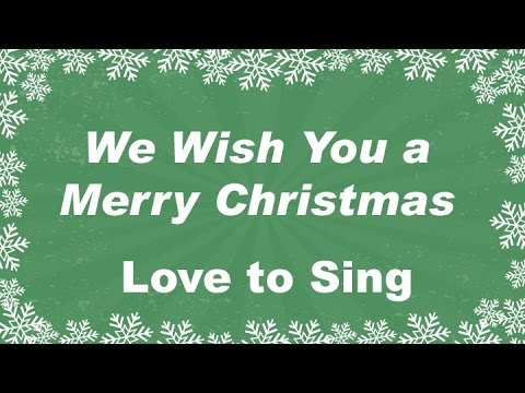 We Wish You a Merry Christmas Instrumental Music | Karaoke Christmas Song | Love to Sing