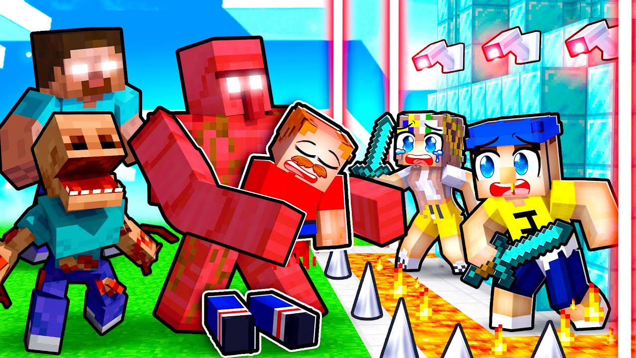 SCARY MYTHS vs SECURITY HOUSE in Minecraft!