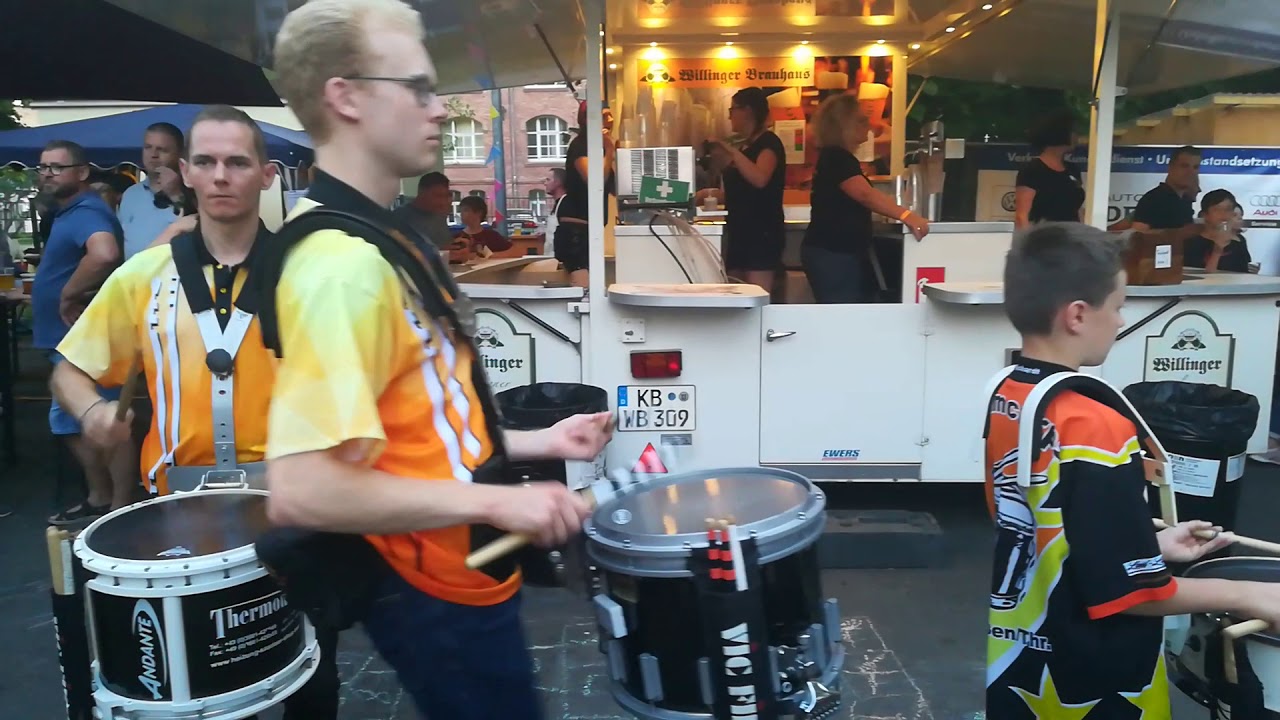 Drumcorps der Stadt Mühlhausen in der KG Mittlere Wanfrieder Straße