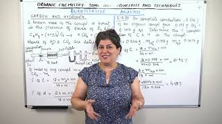 Hindi - XI -12#41 - Quantitative Analysis Of Carbon And Hydrogen