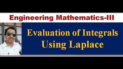 Evaluation of integrals using Laplace Transform | Lec-08|