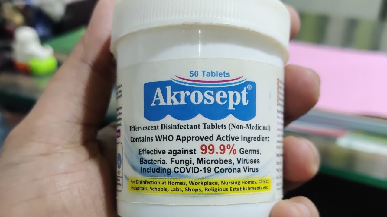 Akrosept Disinfection Tablets For Dental Clinic Sanitation Review By Dr Sparsh Nigam 