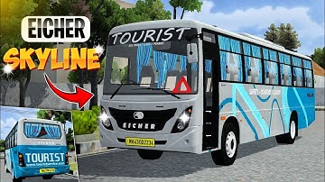 2025 Released 😍 Eicher Skyline Bus mod for bussid 2025 | Bus Mod Bussid 2025