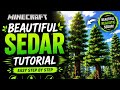 Minecraft but it looks REAL! 🥰 Minecraft Beutiful Sedar Tutorial 😍