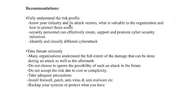 CYB 670 Project 3 Team 1 Lessons Learned