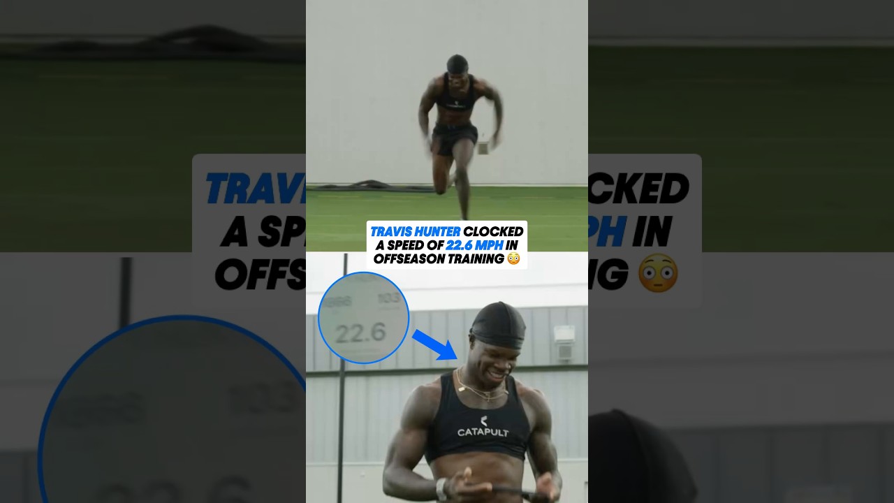 Travis Hunter is absolutely flying 🤯