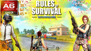 Rules of Survival (AMD A6, Radeon R4 Graphics) Low End PC (512MB)