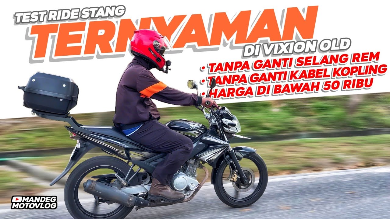 Pasang & Tes Stang Tiger Revo di Yamaha Vixion Old