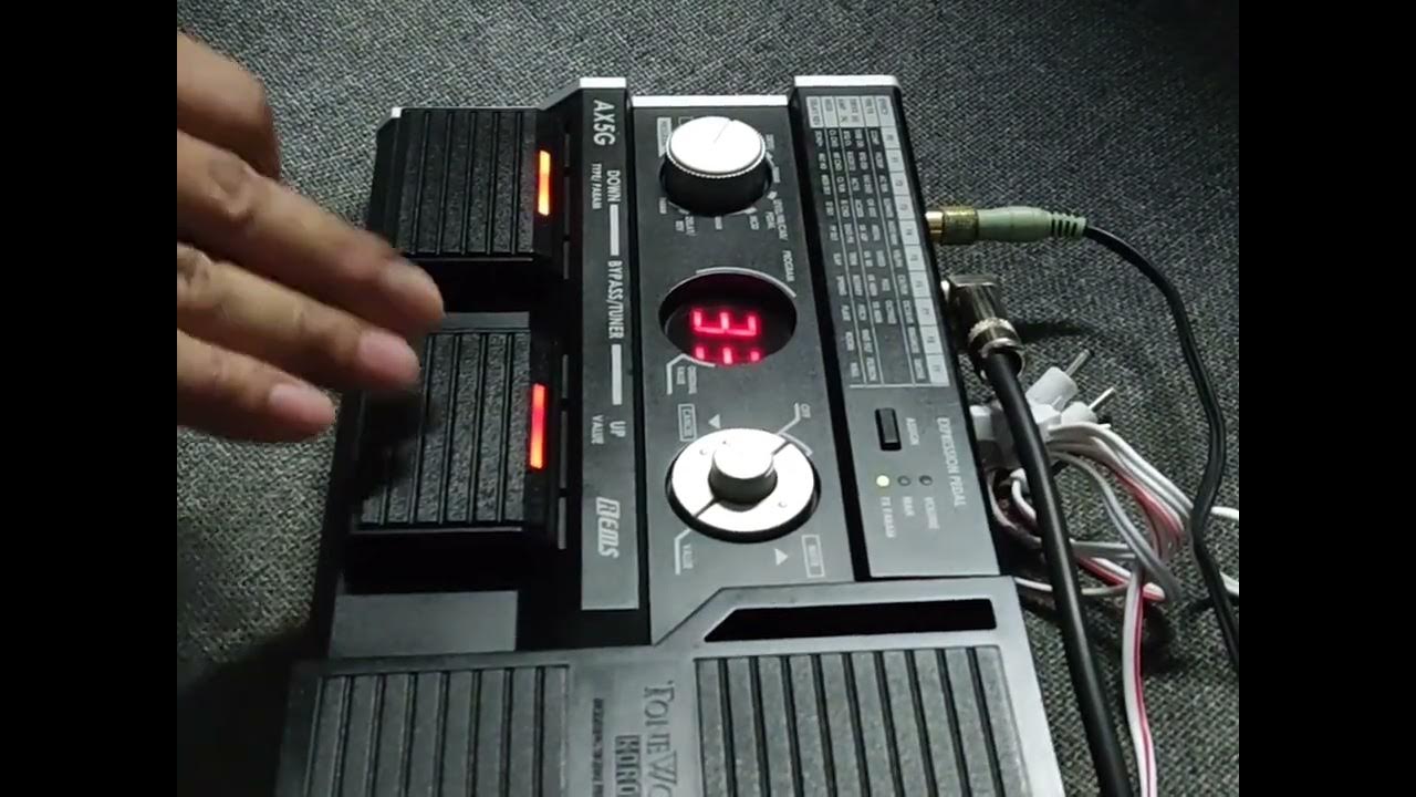 Toneworks AX5G Multi Guitar Effects patches YouTube