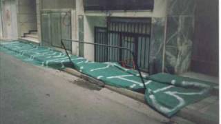AEK R21 HxC banners pao fans,osfp gate 7,paok gate 4,aris 3,panionios 3