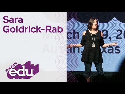 Sara Goldrick-Rab SXSWedu 2017 Keynote 
