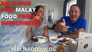 FREE FOOD / DELICIOUS MAKAN FROM SUBSCRIBERS / NASI KUKUS / MALAYSIAN SWEETS / PERLIS FOOD VLOG /