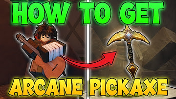 How To Get The ARCANE Pickaxe In The Forge! Bards Lost Guitar QUEST Full Guide! (Roblox Forge)