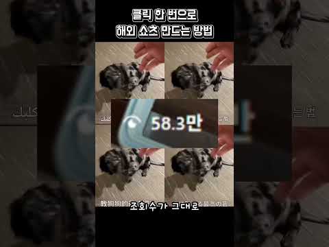 해외 쇼츠를 5분만에 만드는 방법!?
