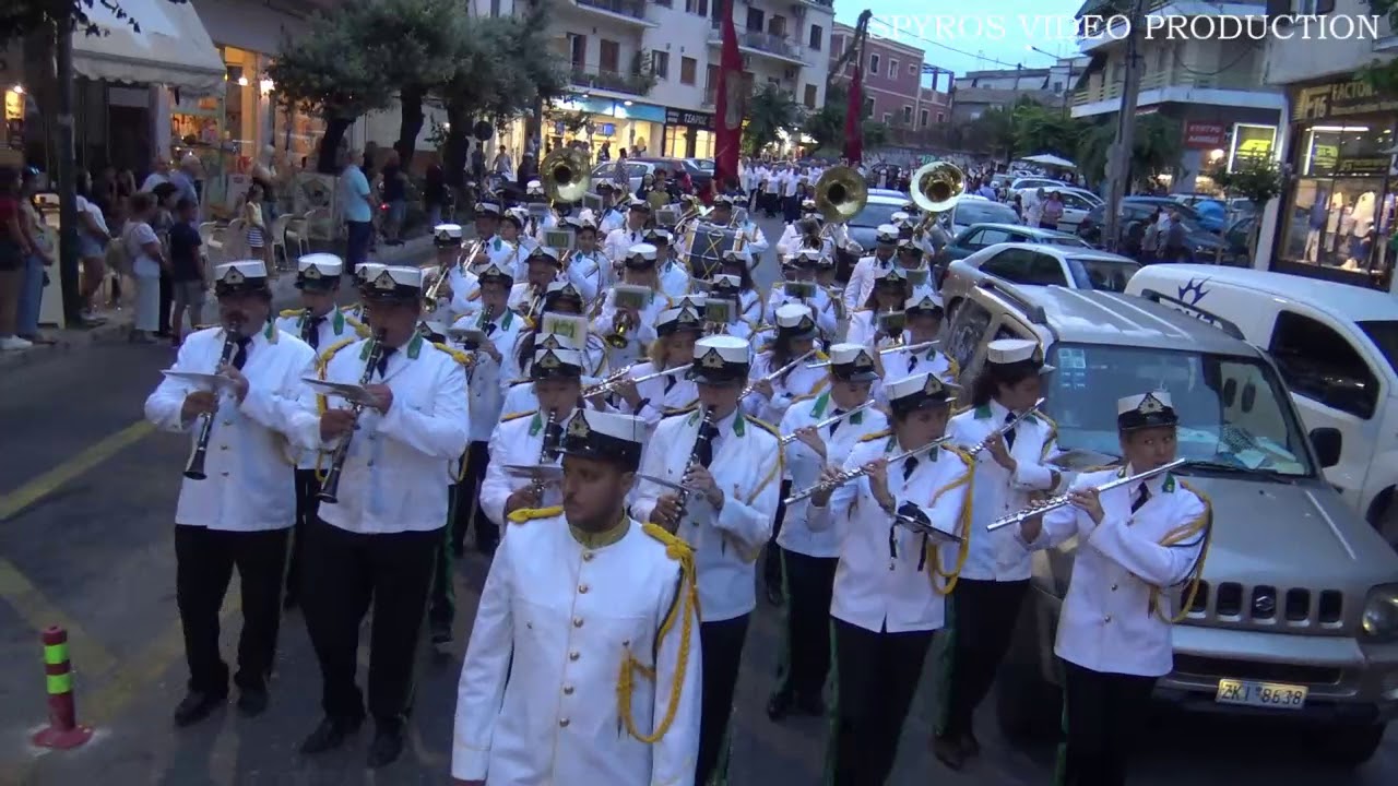 Φιλαρμονική Σιναράδων Marcia Trionfale Καίσαρη, Λιτανεία Αγίου Σπυρίδωνος Σαρόκου 12 Ιουλίου 2019