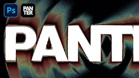 Spinning Gradient Motion Blur Text - Photoshop Tutorial