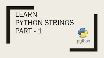 python strings part - 1