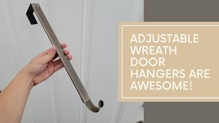 The Perfect Adjustable Door Wreath Hanger