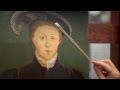 Conserving a portrait of King Edward VI