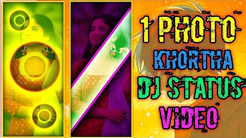 1 Photo lighting effect | khortha Training hot bass  Status Editing | Alight Motion Video Editing ||