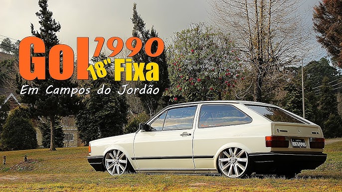 Gol Quadrado rebaixado com rodas aro 18 fixa - Impact-Movies Brasil