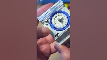 SYN and SUL mechanical time switches from Theben #shorts #diy #electrician