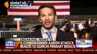 Aaron Schock on FOX News' On The Record with Greta after Romney Wins Illinois Primary