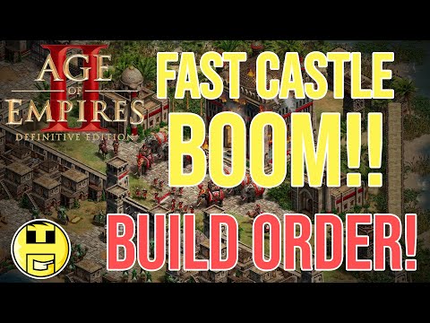 AoE2 DE - Fast Castle BOOM! Build Order Beginners Guide!