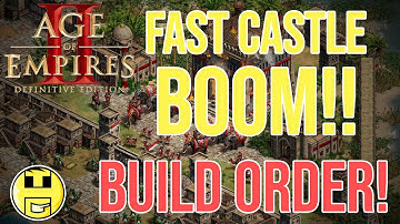 AoE2 DE - Fast Castle BOOM! Build Order Beginners Guide!