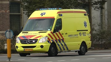 Dutch ambulance responding code 3