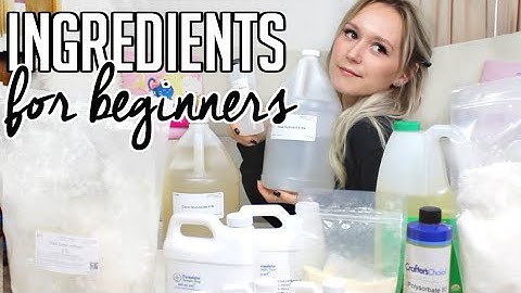 Ingredients needed to Start Making Skincare Products - Formulating for Beginners