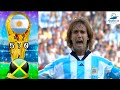 Argentina vs Jamaica Group H World Cup 1998