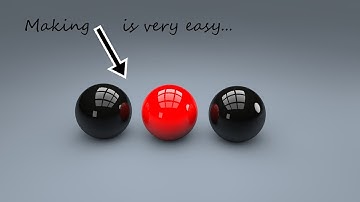 Cinema 4d | Tutorial Of How To Create Glowing Spheres | Global Illumination and Ambiant Occlusion