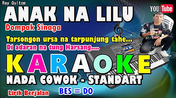 KARAOKE ANAK NALILU || NADA STANDART COWOK - BES = DO - SUDAH ADA IZIN DARI PENCIPTA LAGU